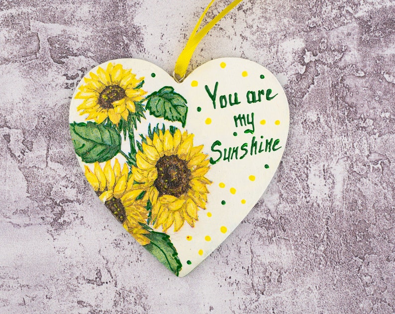 You Are My Sunshine First Anniversary Gift For Wife Personalized Gifts Girlfriend Wedding Anniversary Gift By Year For Her Sunflower Decor