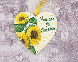 You Are My Sunshine First Anniversary Gift For Wife Personalized Gifts Girlfriend Wedding Anniversary Gift By Year For Her Sunflower Decor
