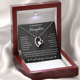 Daughter Gift from Mom and Dad, Forever Love Necklace