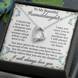 My Granddaughter, Granddaughter Gift, Forever Love Necklace