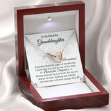 My Beautiful Granddaughter, Granddaughter Gift, Gift From Grandma, Interlocking Hearts Necklace