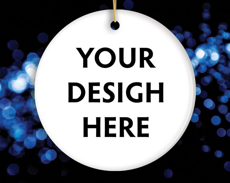 Personalized Custom Photo Ornament, All Shapes Available