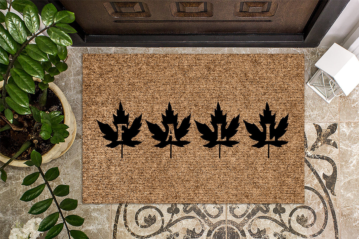 Fall Leaves Door Mat