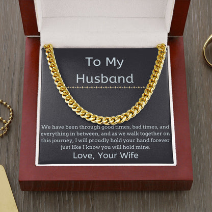 Hold your Hand - Cuban link Chain