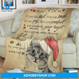 I'll Always Be By Your Side Cat Fleece Blanket Gift Idea For Cat Lovers Gift For Friend Gift For Family Home Decor Bedding Couch Sofa Soft And Comfy Cozy