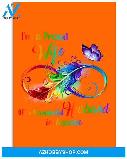 I'm a proud wife of a wonderful husband in heaven Widow poster