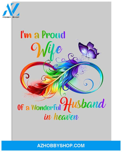 I'm a proud wife of a wonderful husband in heaven Widow poster