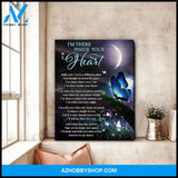 Zalooo I'M There Butterfly Cardinal Wall Art Canvas