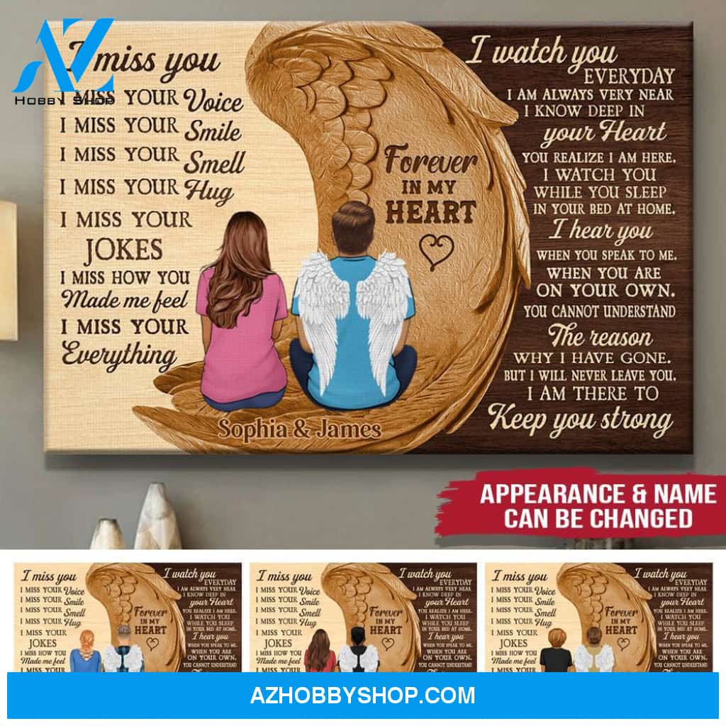 I'm There To Keep You Strong, Personalized Canvas