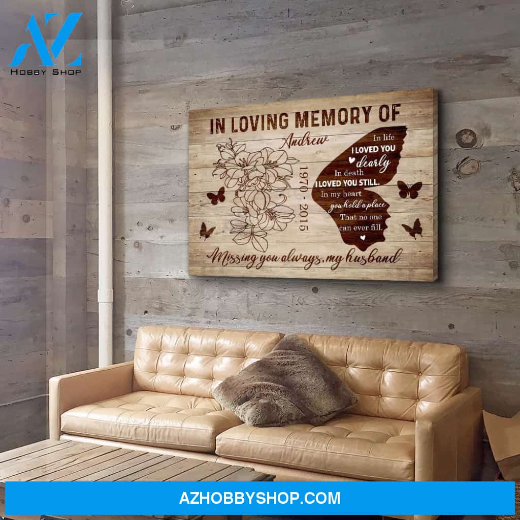 In Life I Love You Dearly - Personalized Custom Name Canvas