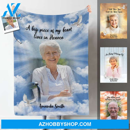 In Loving Memories Custom Photo Blanket Memorial