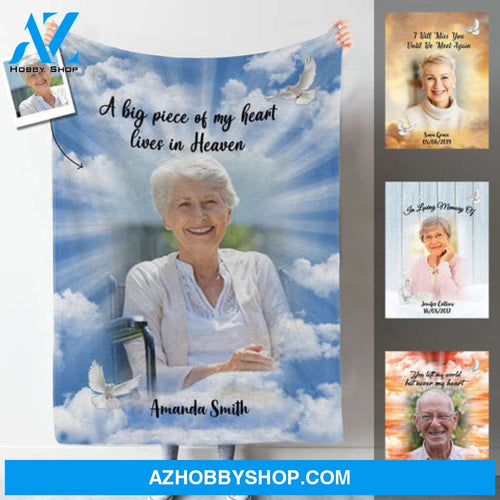 In Loving Memories Custom Photo Blanket Memorial