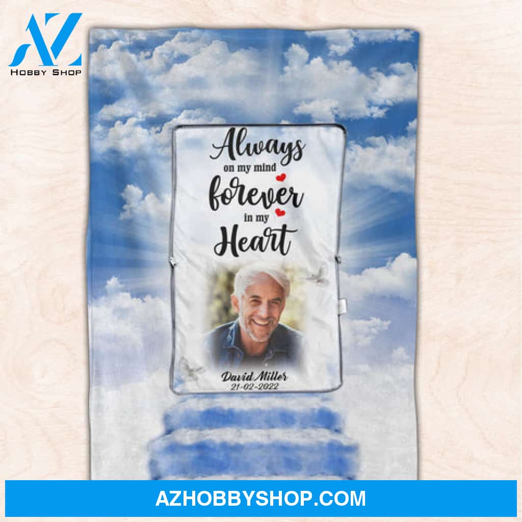 In Loving Memories I Will Miss You Until We Meet Again - Personalized Photo 2 in 1 Pillow Blanket - Memorial