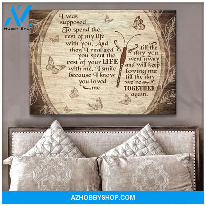 Eviral Store In Loving Memory Butterfly Canvas Wall Art Decor – Butterfly Canvas Print Wall Art