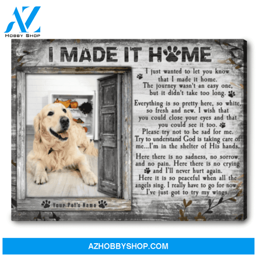 In Loving Memory Wall Decor Sympathy Gift Ideas For Loss of Pet Ohcanvas