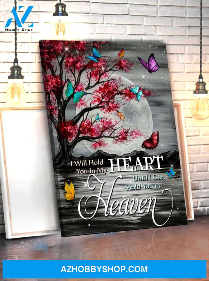 Zalooo In My Heart Butterfly Wall Art Canvas