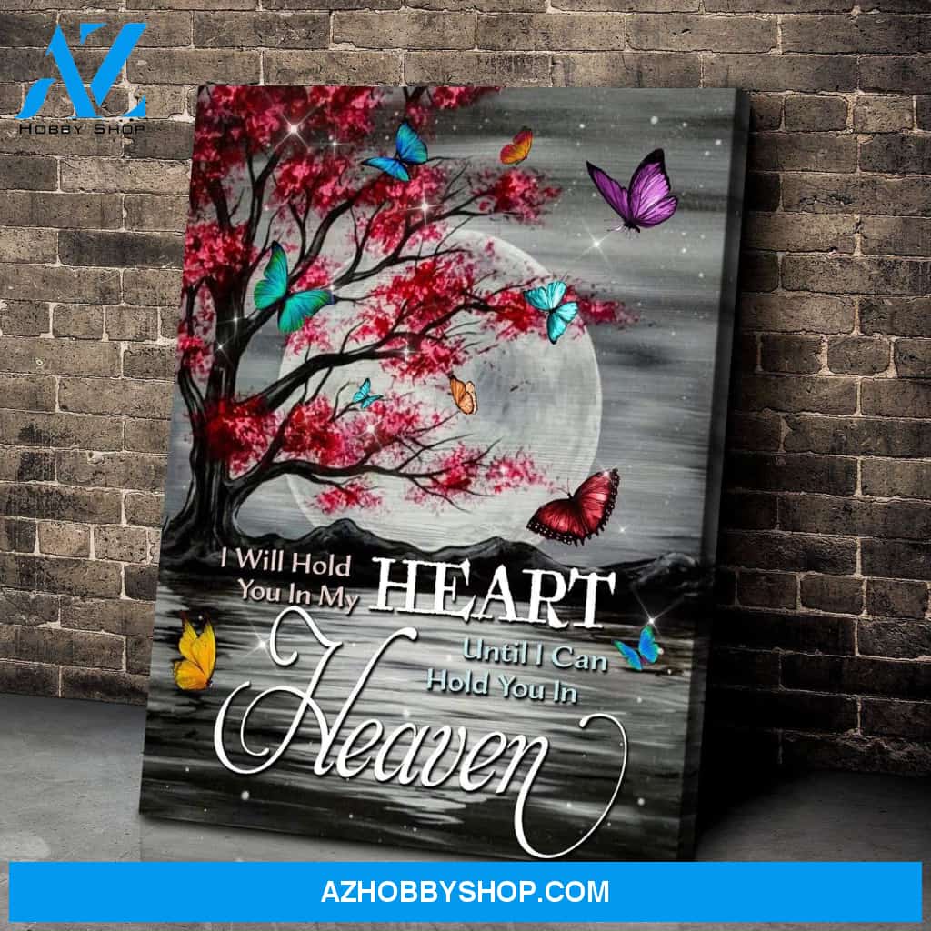 Zalooo In My Heart Butterfly Wall Art Canvas