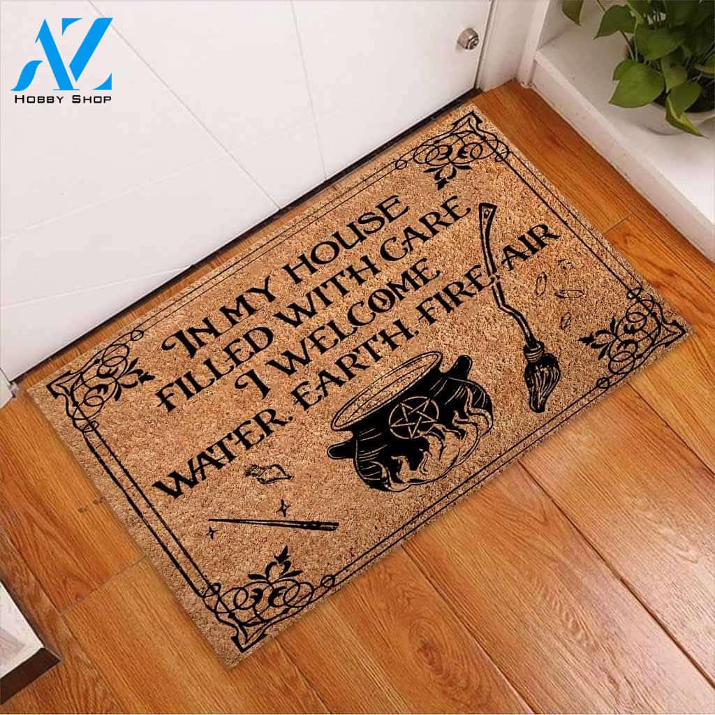 In my house Witch Doormat | Welcome Mat | House Warming Gift