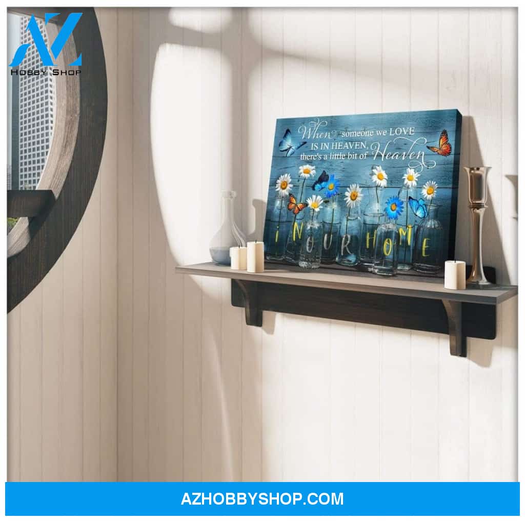 Zalooo In Our Home Butterfly Wall Art Canvas