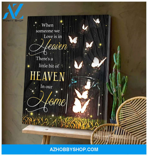 In Our Home Butterfly Wall Art Canvas
