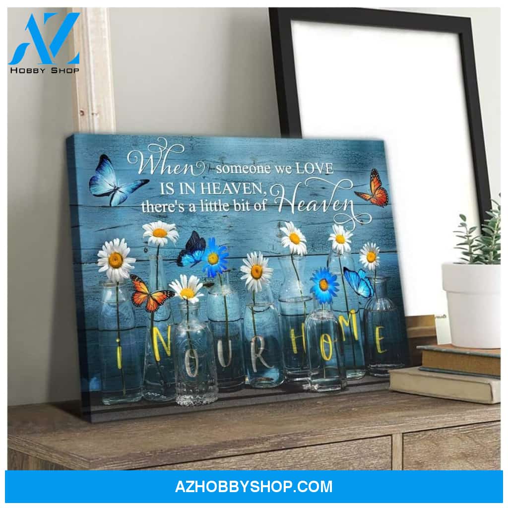 In Our Home Butterfly Wall Art Canvas