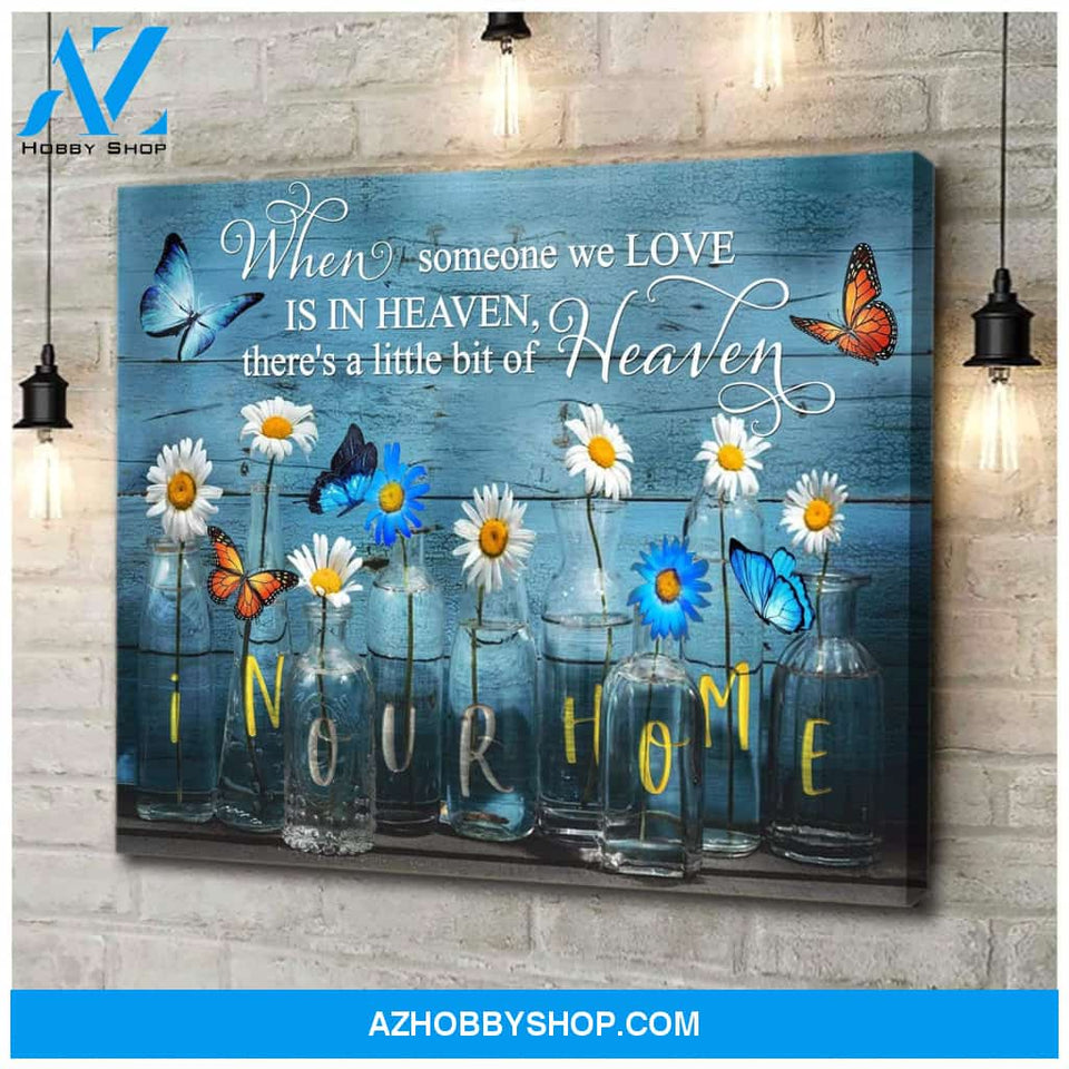 In Our Home Butterfly Wall Art Canvas