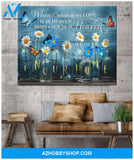 Zalooo In Our Home Butterfly Wall Art Canvas