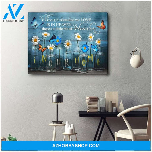 In Our Home Butterfly Wall Art Canvas
