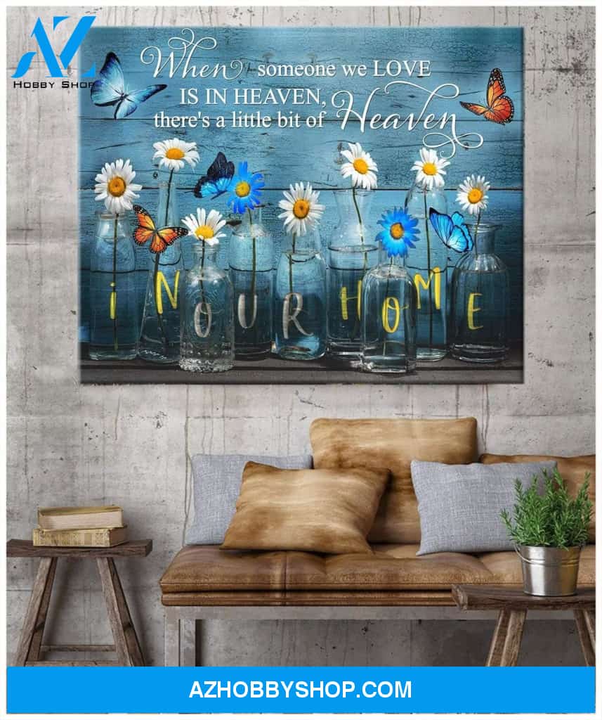 In Our Home Butterfly Wall Art Canvas