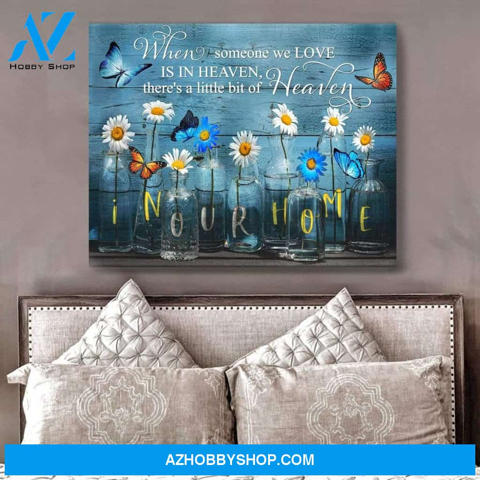 Zalooo In Our Home Butterfly Wall Art Canvas