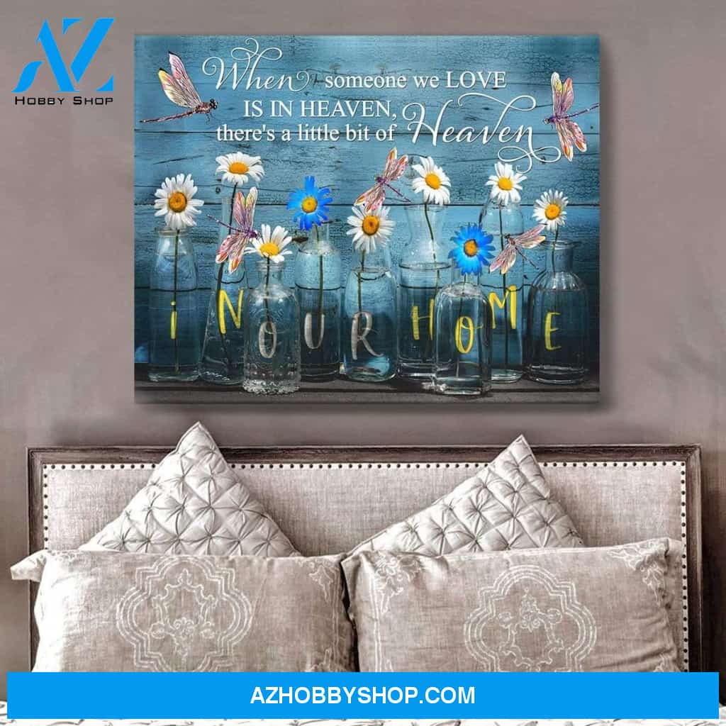 In Our Home Dragonfly Wall Art Canvas