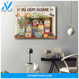 In Our Home Hummingbird Canvas Wall Art, Wall Decor Visual Art