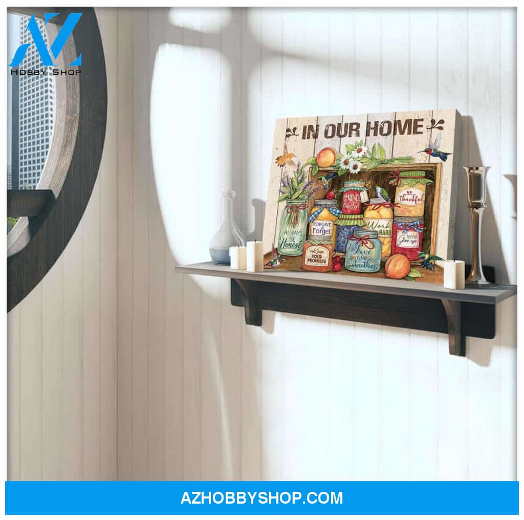 In Our Home Hummingbird Canvas Wall Art Decor