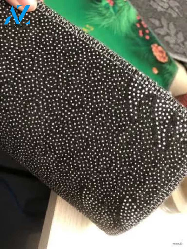 Personalized Name Family House In This Family Noone Fights Alone Pink Ribbon Breast Cancer Indoor And Outdoor Doormat Warm House Gift Welcome Mat Gift For Friend Family