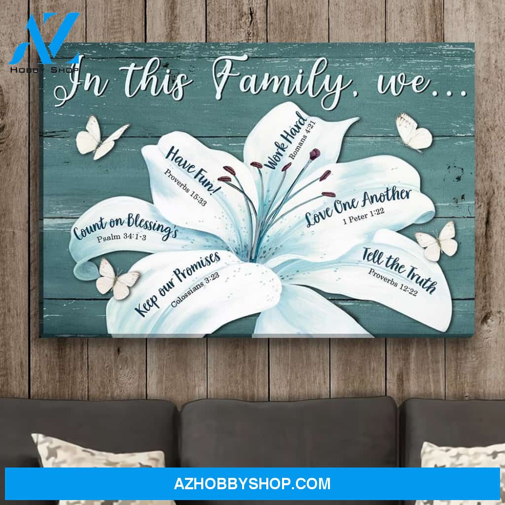 In This Family - Premium Matte Canvas