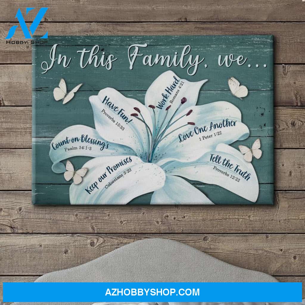 In This Family - Premium Matte Canvas