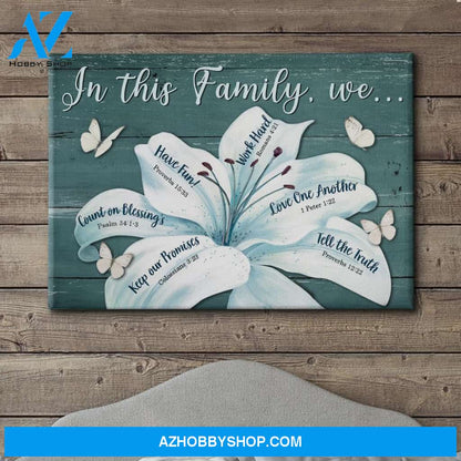 In This Family - Premium Matte Canvas