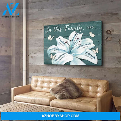 In This Family - Premium Matte Canvas