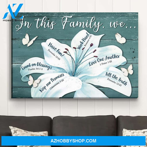 In This Family - Premium Matte Canvas