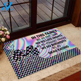 In This Family - Racing Doormat