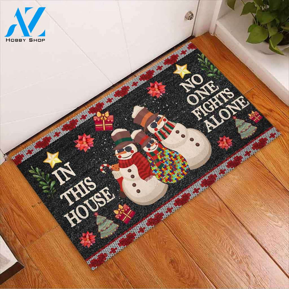 In This House - Autism Awareness Doormat
