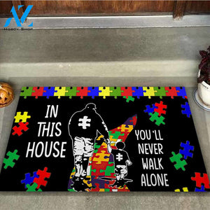 In This House - Autism Awareness Doormat