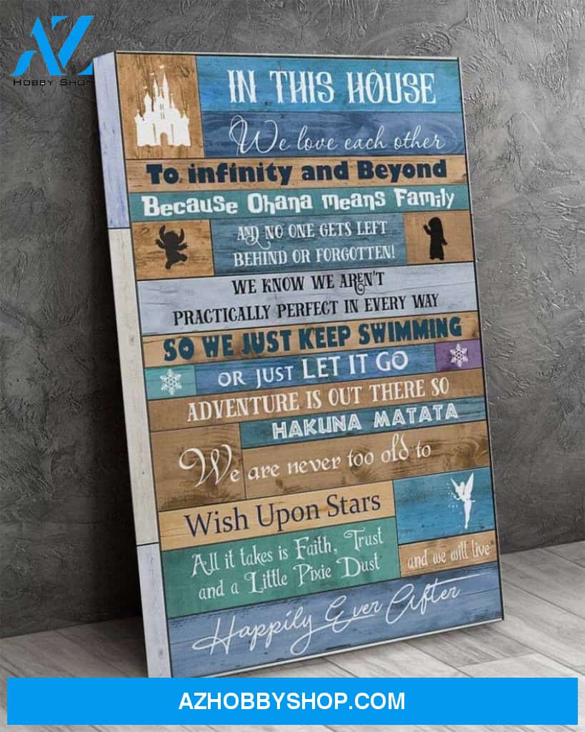 In this house Canvas, Wedding, Anniversary Gift, Gift for Husband, Housewarming Gift,Gift for familyIn this house Canvas, Wedding, Anniversary Gift, Gift for Husband, Housewarming Gift, Gift for family