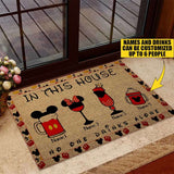 In This House Personalized Doormat