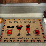 In This House Personalized Doormat