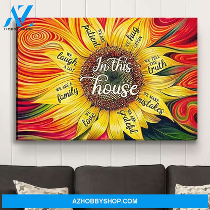 In This House - Premium Matte Canvas
