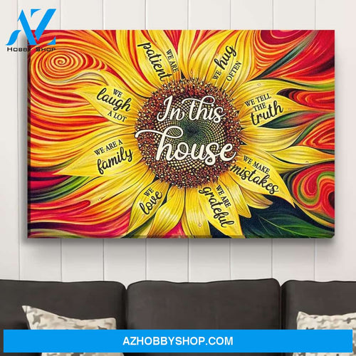In This House - Premium Matte Canvas