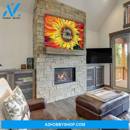 In This House - Premium Matte Canvas