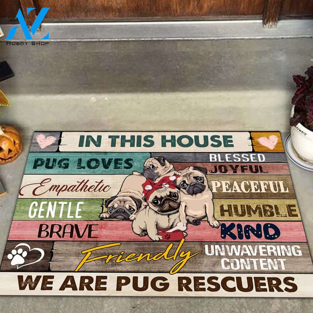 In This House We Are Bug Rescuers Doormat DM8 All Over Printed (6228)
