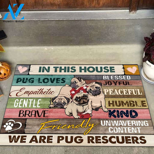 In This House We Are Bug Rescuers Doormat DM8 All Over Printed (6228)